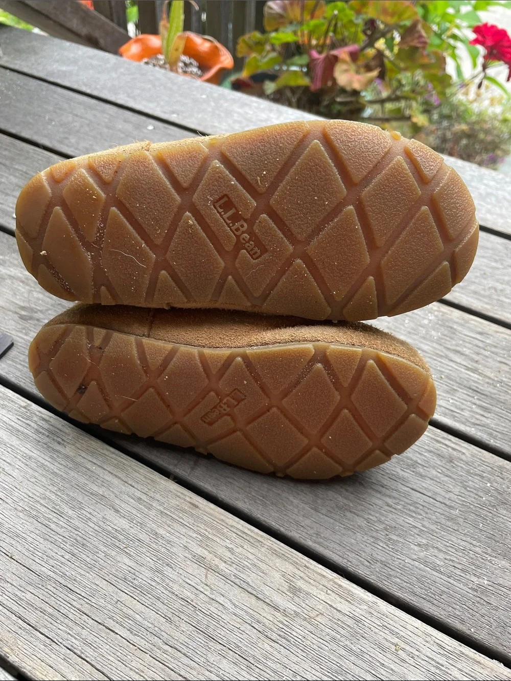 LLBEAN shearling boots toddler 8